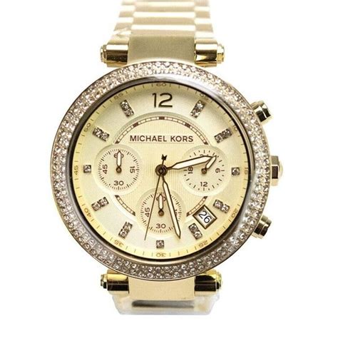 michael kors parker gold tone stainless steel watch|mk5354 Michael Kors Watch.